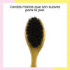 Imagen de Brocha Saca Pelo Barba Profesional Dompel Gold 4545 14cm