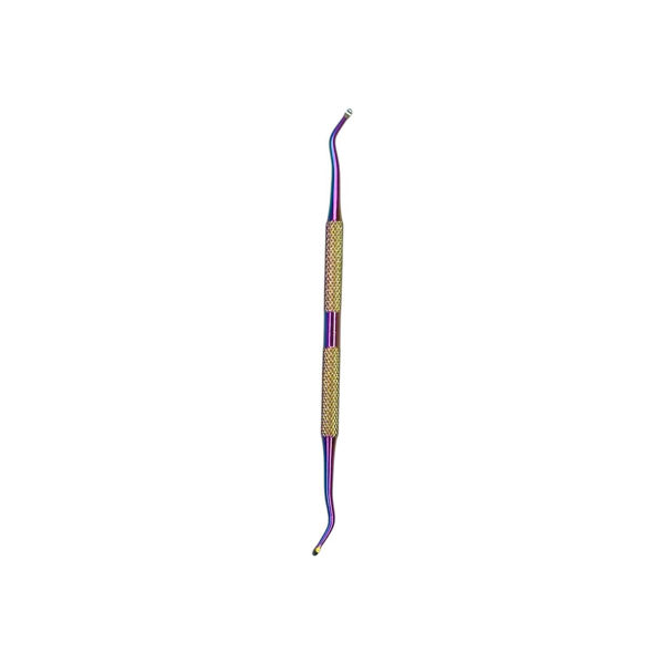 Imagen de Explorador De Uñas Doble De Acero Inoxidable Zola Bicolor 13cm