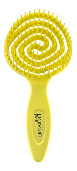 Imagen de Cepillo Desenredante De Cabello Dompel Pirulito Con Aroma Color Amarillo