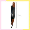 Imagen de Navajin Plegable De Metal Mango De Madera Tribal Barbero 14cm