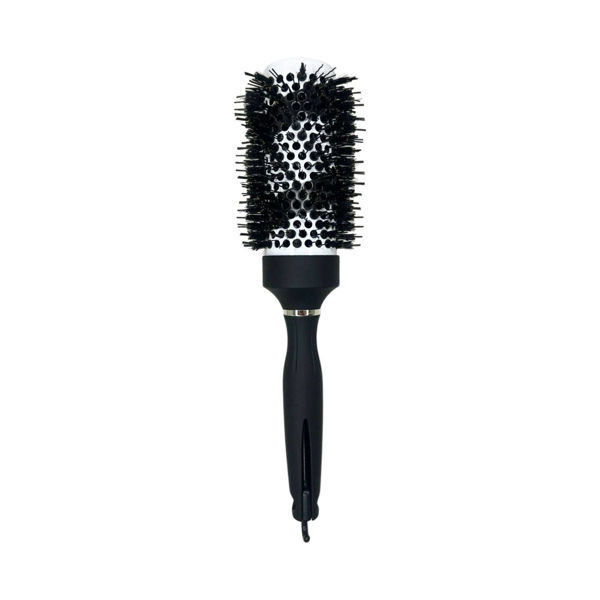 Imagen de Cepillo Térmico Para Brushing Alisado Blanco Y Negro 43mm