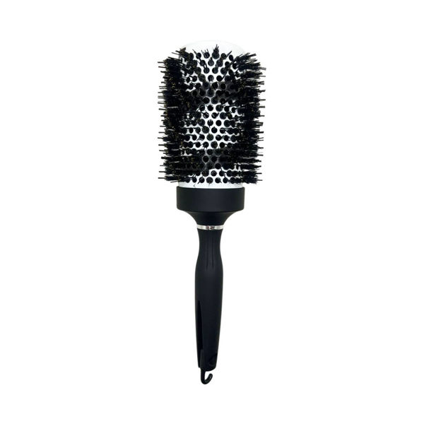 Imagen de Cepillo Térmico Para Brushing Alisado Blanco Y Negro 53mm
