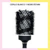 Imagen de Cepillo Térmico Para Brushing Alisado Blanco Y Negro 53mm