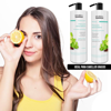 Imagen de Pack Shampoo Sin Sal Riviera Menta y Limón Para Cabellos Grasos 1L + Acondicionador 1L