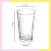 Imagen de 6 Vasos Largos De Vidrio Transparente Varios Diseños 200ml