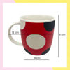 Imagen de Taza Cerámica Diseño Con Circulos 300ml