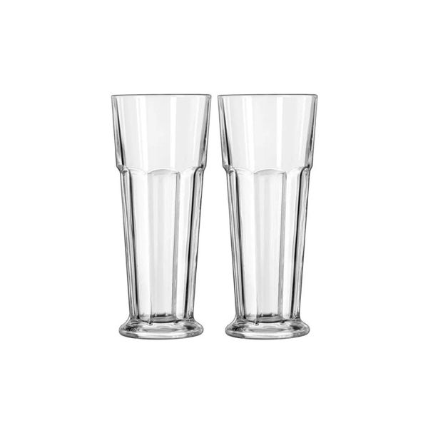 Imagen de 2 Vasos Largos De Vidrio Transparente 480ml