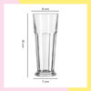 Imagen de 2 Vasos Largos De Vidrio Transparente 480ml