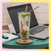 Imagen de 2 Vasos Largos De Vidrio Transparente 480ml