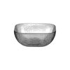 Imagen de Bowl Recipiente De Vidrio Plateado Martillado 16cm X 7cm 850ml