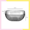 Imagen de Bowl Recipiente De Vidrio Plateado Martillado 16cm X 7cm 850ml