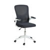 Imagen de Silla Para Oficina Altura Regulable Blanca Y Gris Con Ruedas