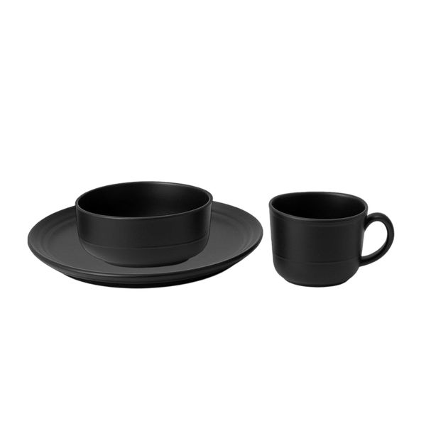 Imagen de Juego De Vajilla 12 Piezas Cerámica Sopera Plato Llano Taza