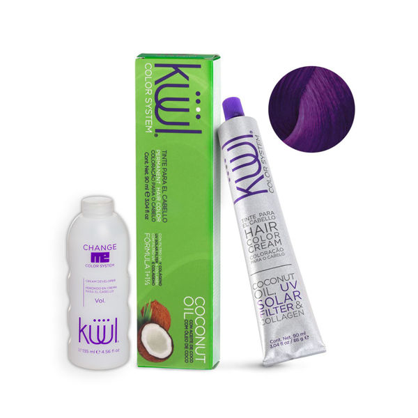 Imagen de Tinta Kuul N° 6.77 Con Aceite De Coco 90ml + Oxidante Activador