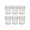 Imagen de 6 Vasos Vidrio Transparente Cuadrados Para Whisky 200ml