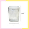 Imagen de 6 Vasos Vidrio Transparente Cuadrados Para Whisky 200ml