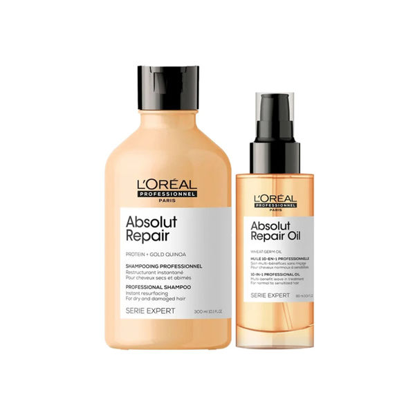 Imagen de Pack Loreal Absolut Repair Shampoo 300ml + Serum 90ml