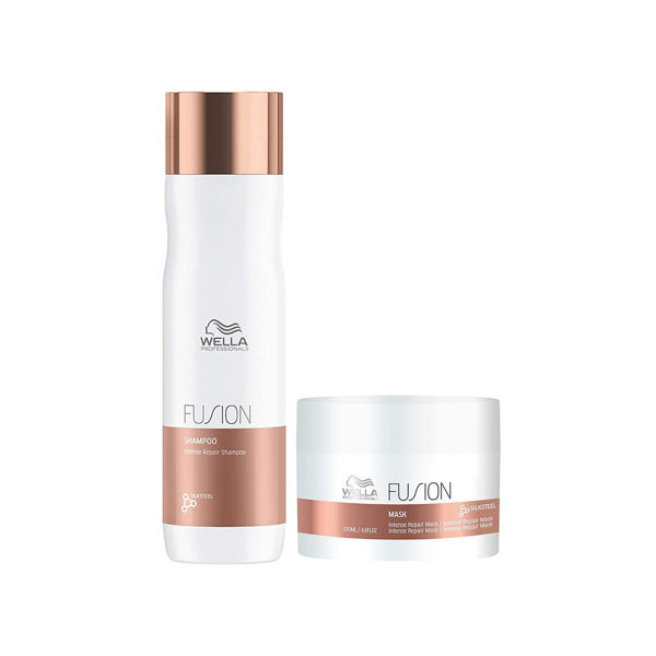 Imagen de Pack Wella Fusion Shampoo 250ml + Máscara 150ml