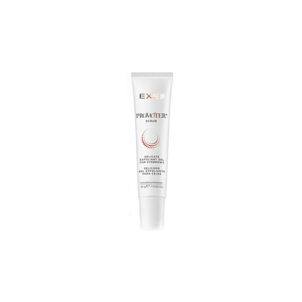 Imagen de Gel Exfoliante Para Cejas Exel Promoter Scrub Con Acido Hialurionico Y Vitamina C 15gr