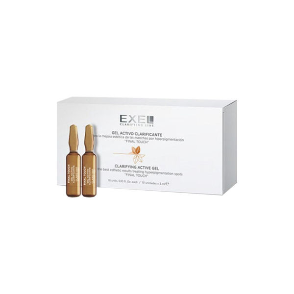 Imagen de Caja De 10 Ampollas Exel Gel Activo Clarificante Hiperpigmentación 3ml