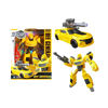Imagen de Robot Auto Transformer Amarillo Con Accesorios 30cm