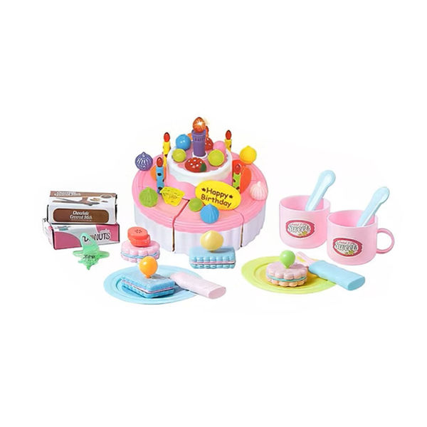 Imagen de Juguete De Torta De Cumpleaños Con Sonido Y Accesorios Para Niños