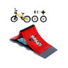 Imagen de Bicicleta Bmx Finger Park Con Rampa + Accesorios