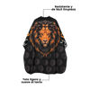 Imagen de Capa De Corte De Pelo Negro Con Tigre Para Barberia
