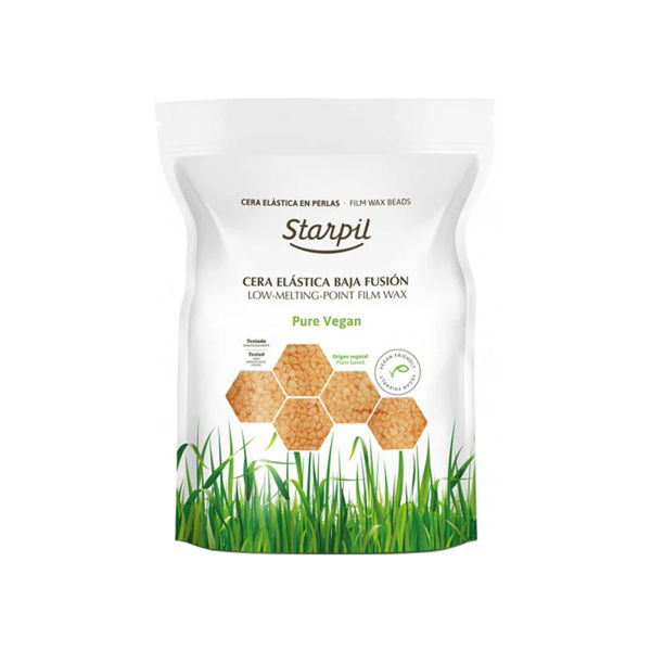 Imagen de Cera Depilatoria Elástica Natural En Perla Starpil Pure Vegan 1kg