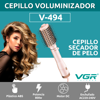 Imagen de Cepillo Giratorio Secador De Pelo VGR V-494 Rosa 2000W