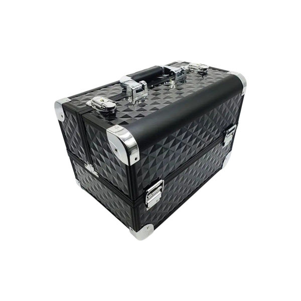 Imagen de Maletín Organizador Maquillaje Con 4 Bandejas Y Esmaltero