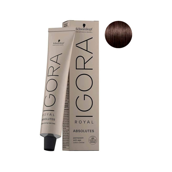 Imagen de Tinta Permanente Schwarzkopf Igora Royal Absolutes 4-70 60ml