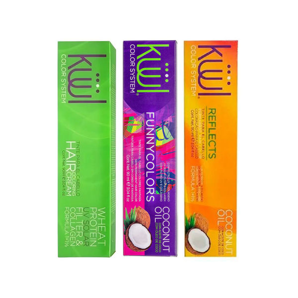 Imagen de Pack 3 Tintas Kuul Color System A Elección 90ml + Oxidantes A Elección