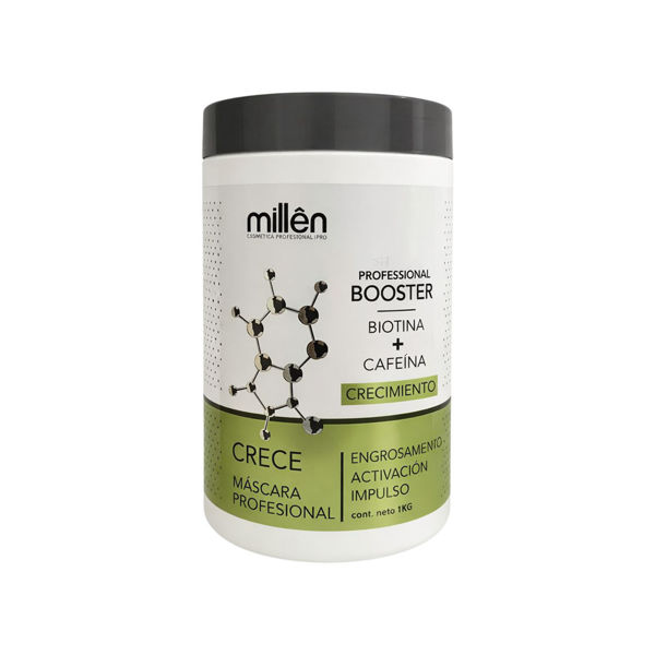 Imagen de Máscara De Crecimiento Millên Booster Con Biotina + Cafeína 1L