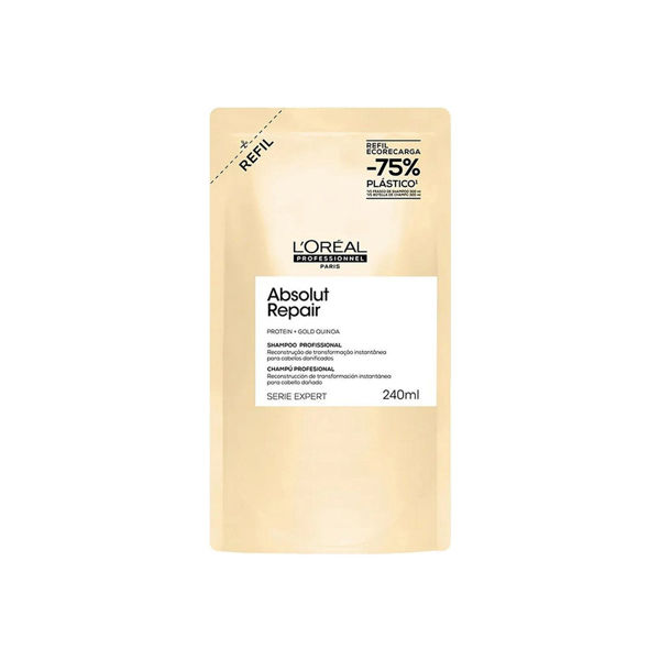 Imagen de Refill Shampoo Loreal Absolut Repair Reparación Profunda 240ml
