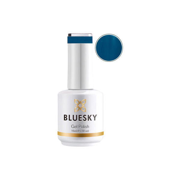 Imagen de Esmalte De Uñas Gel Semipermanente Bluesky Royal Navy Cremoso 15ml