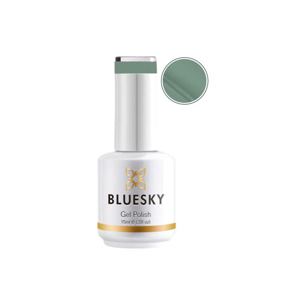 Imagen de Esmalte De Uñas Gel Semipermanente Bluesky Soft Olive Cremoso 15ml