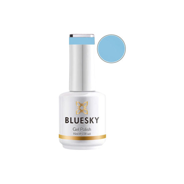 Imagen de Esmalte De Uñas Gel Semipermanente Bluesky Blue Insider Cremoso 15ml