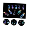 Imagen de Velas Números 10 Unidades Dorado Led RGB Torta Cumpleaños