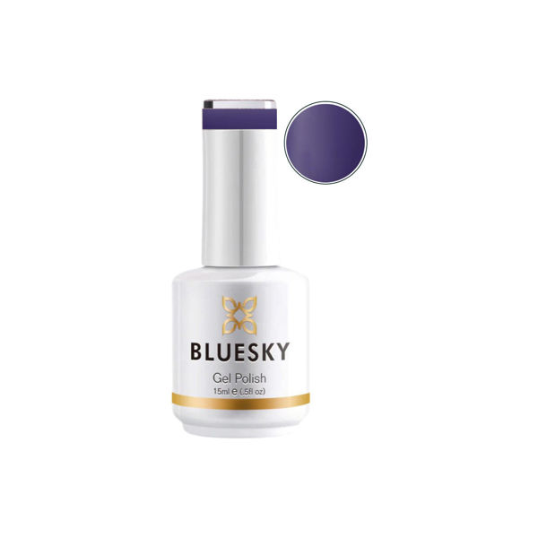 Imagen de Esmalte De Uñas Gel Semipermanente Bluesky Indigo Electric Cremoso 15ml