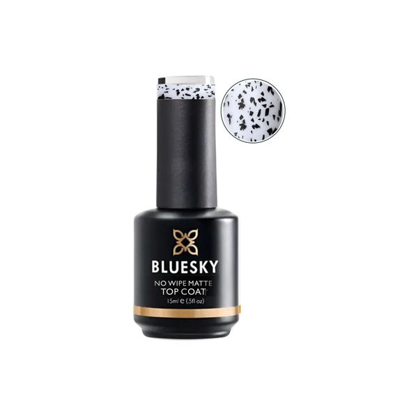 Imagen de Esmalte De Uñas Bluesky Top Coat Matte Confetti 15ml