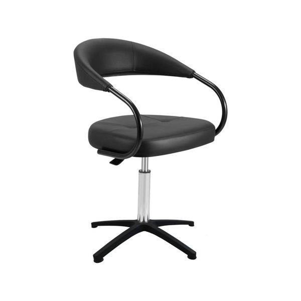 Imagen de Sillón Barberia Dompel Futura Smart Manual Negro