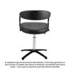 Imagen de Sillón Barberia Dompel Futura Smart Manual Negro
