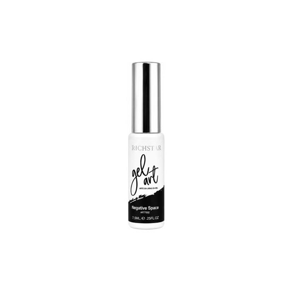 Imagen de Esmalte De Arte Semipermanente Klio Negro Con Pincel Fino 7,5ml