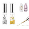 Imagen de Esmalte De Arte Semipermanente Klio Plateado Con Pincel Fino 7,5ml