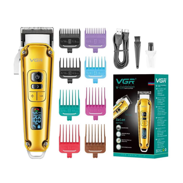 Imagen de Maquina De Corte De Pelo Inalámbrica Profesional Vgr V-006 - ML VGR